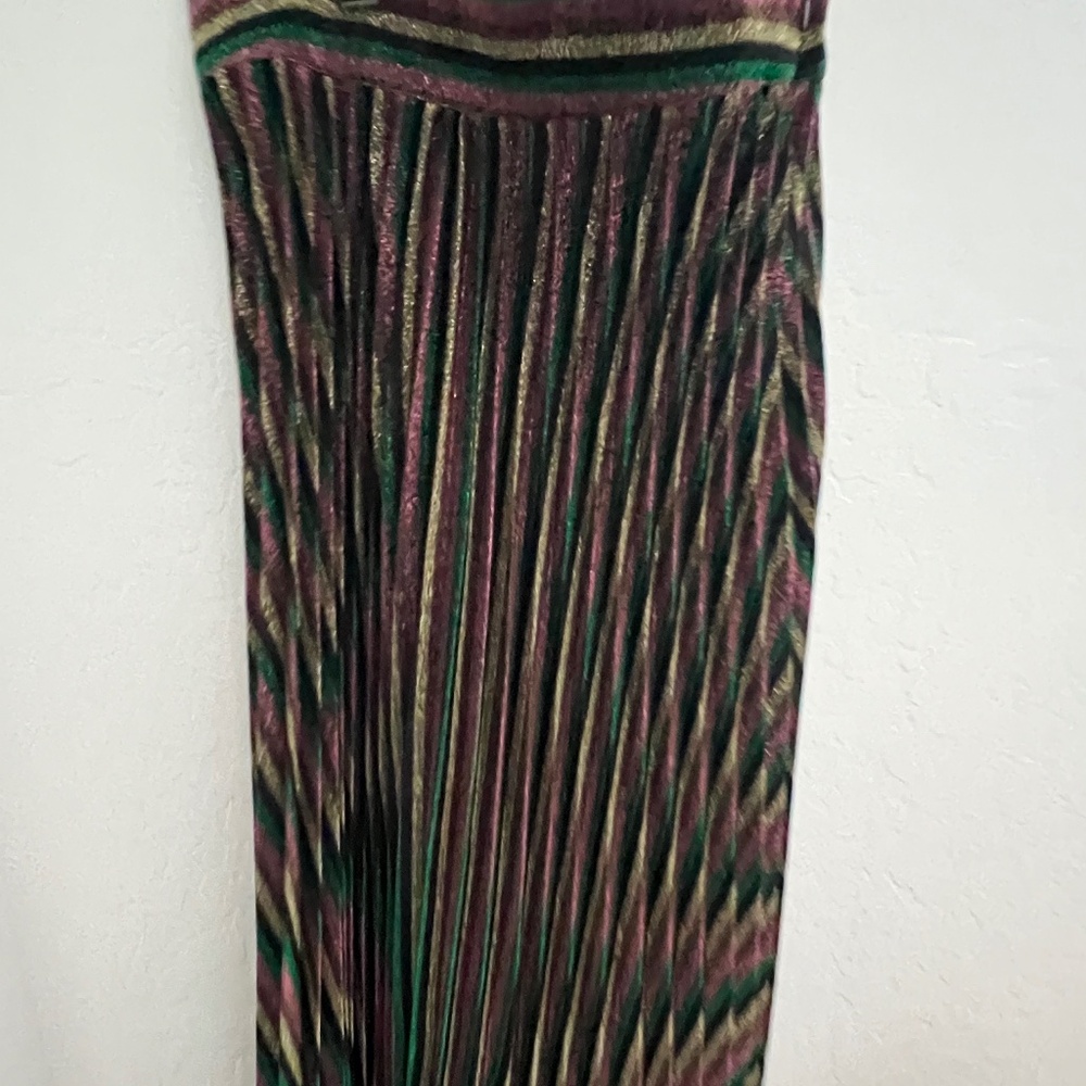 Sezane multi color maxi skirt size 2